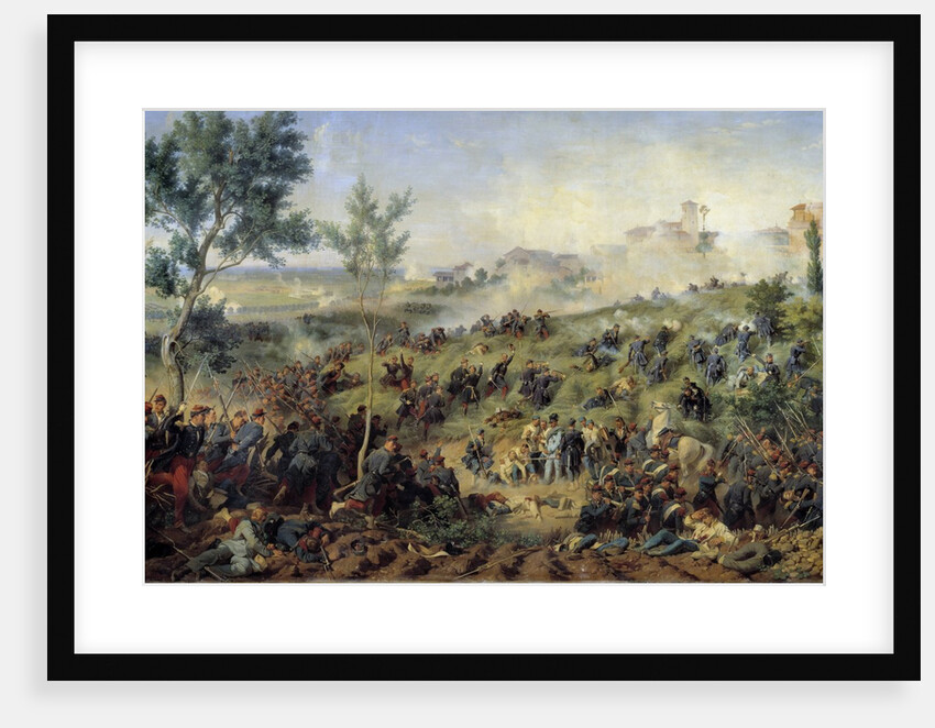 View of the battle of Montebello di Casteggio by Henri-Felix-Emmanuel Philippoteaux