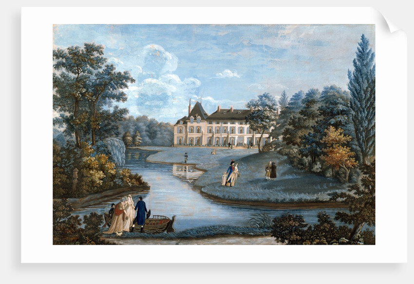 View of Malmaison Castle by Henri Courvoisier-Voisin