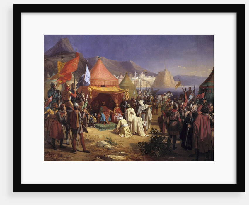 The Taking of Tripoli, April 1102 by Charles Alexandre Debacq
