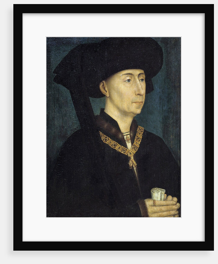 Portrait of Philip III of Burgundy called Philip the Good by Rogier van der Weyden