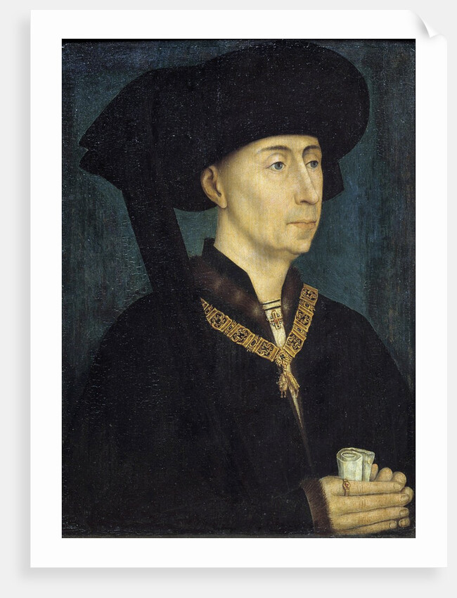 Portrait of Philip III of Burgundy called Philip the Good by Rogier van der Weyden