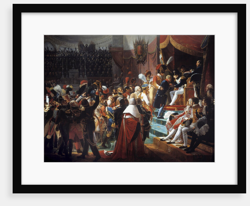 The first distribution of the Crosses of the Legion of Honor by Jean Baptiste Debret