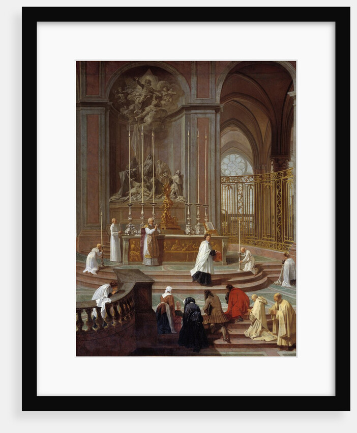 The Mass of Canon de La Porte or the Altar of Notre-Dame de Paris by Jean Jouvenet