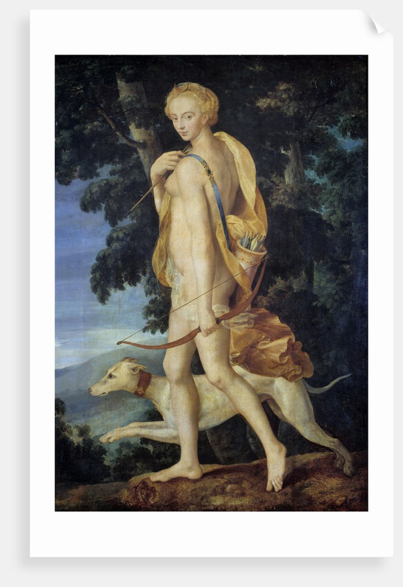 The goddess Diana the Huntress by Anonymous