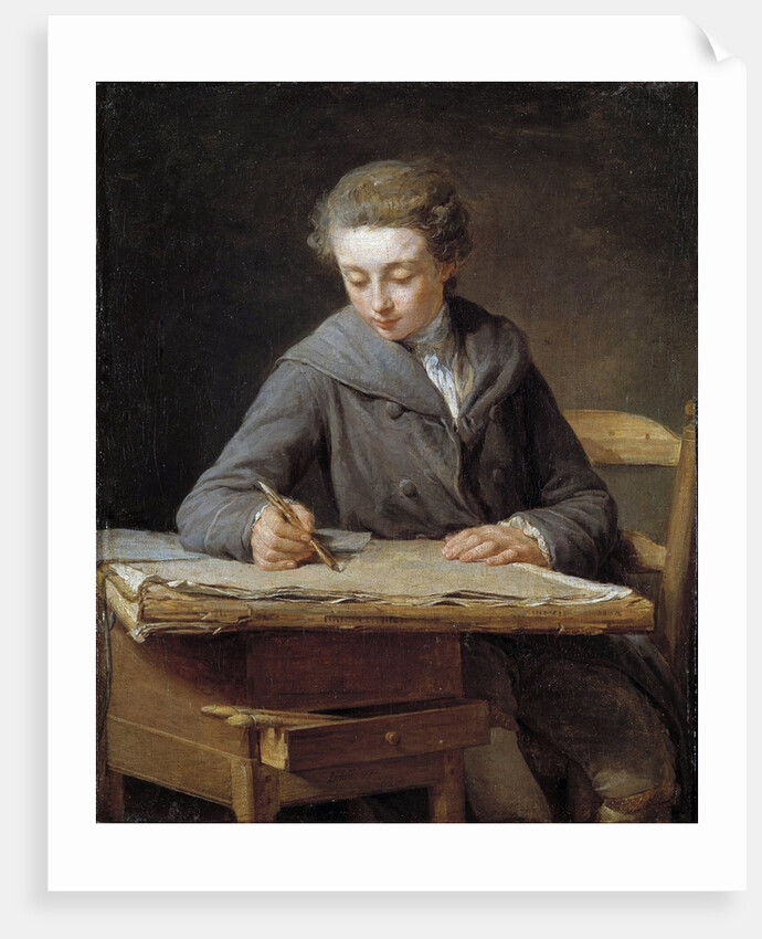 The Young Draughtsman, Portrait of Carle Vernet at the age of 14 by Nicolas Bernard Lepicie
