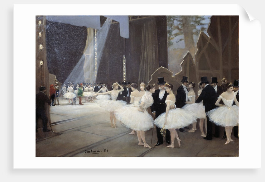 In the Wings at the Opera House by Jean Beraud