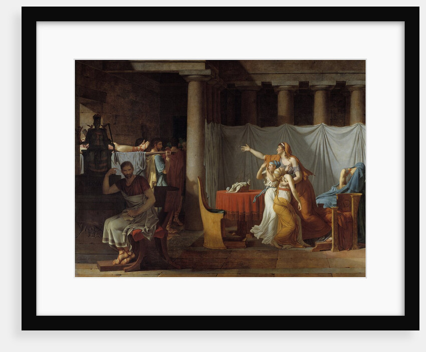 Lictors Bearing to Brutus the Bodies of his Sons by Jacques-Louis David