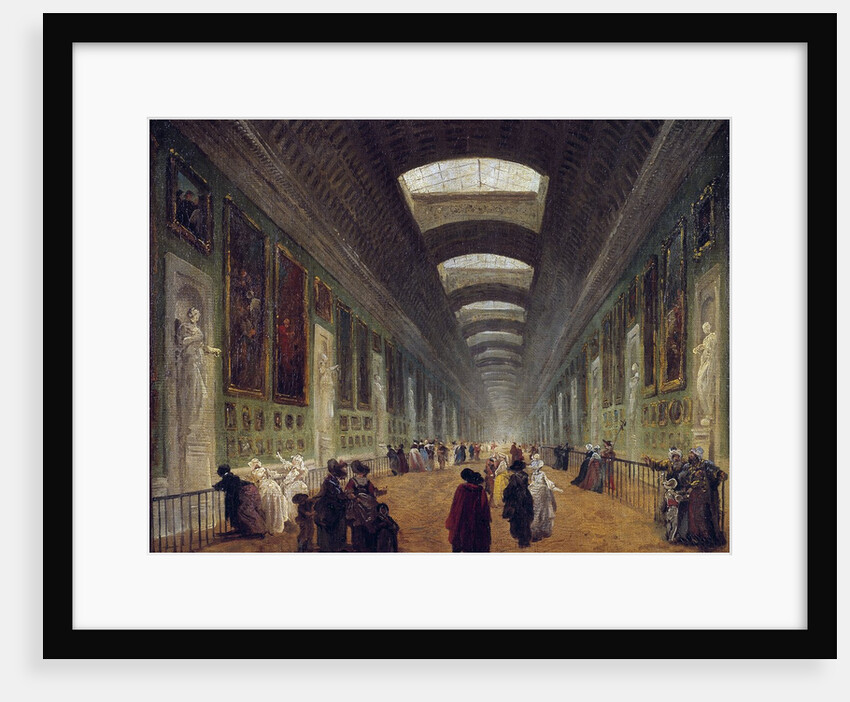 Project for the arrangement of the Grand Gallery of the Louvre by Hubert Robert