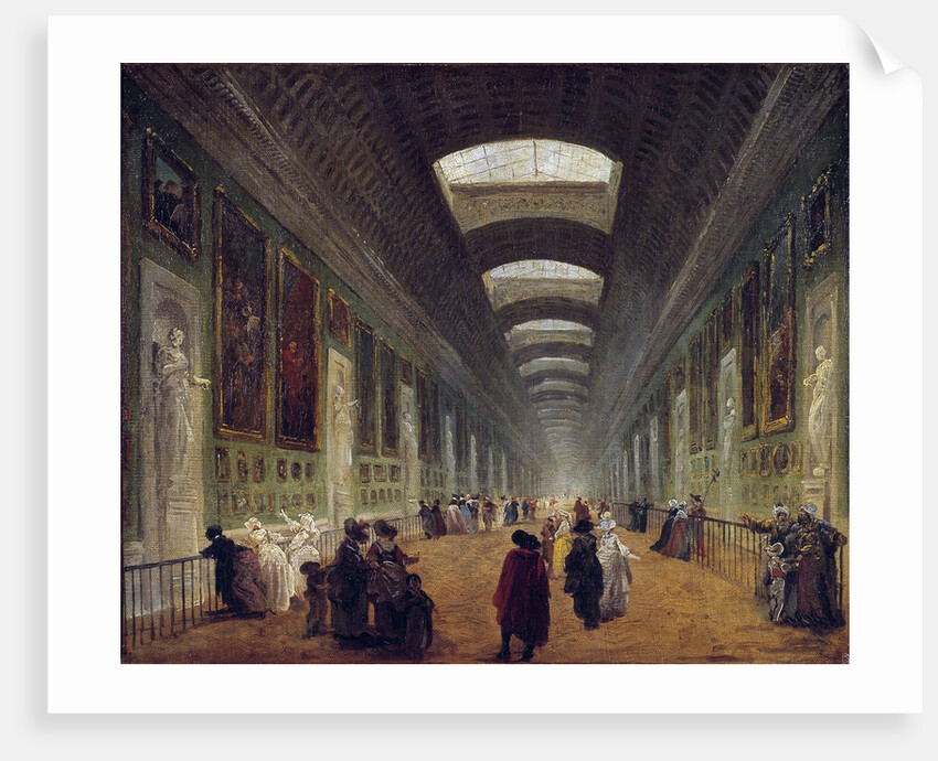 Project for the arrangement of the Grand Gallery of the Louvre by Hubert Robert