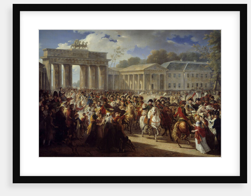 Entry of Napoleon I into Berlin by Charles Meynier