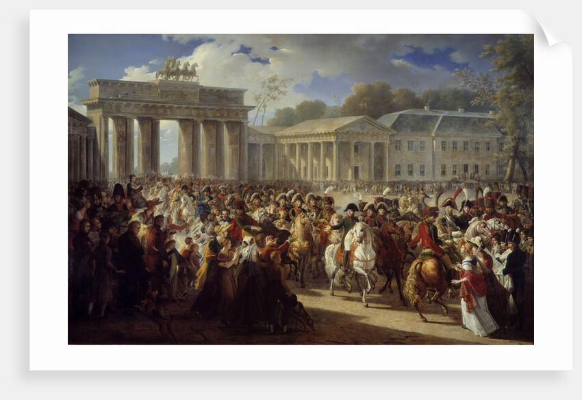 Entry of Napoleon I into Berlin by Charles Meynier