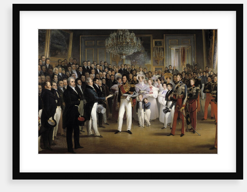 The Chamber of Deputies at the Palais Royal Summoning the Duke of Orleans by Francois Joseph Heim