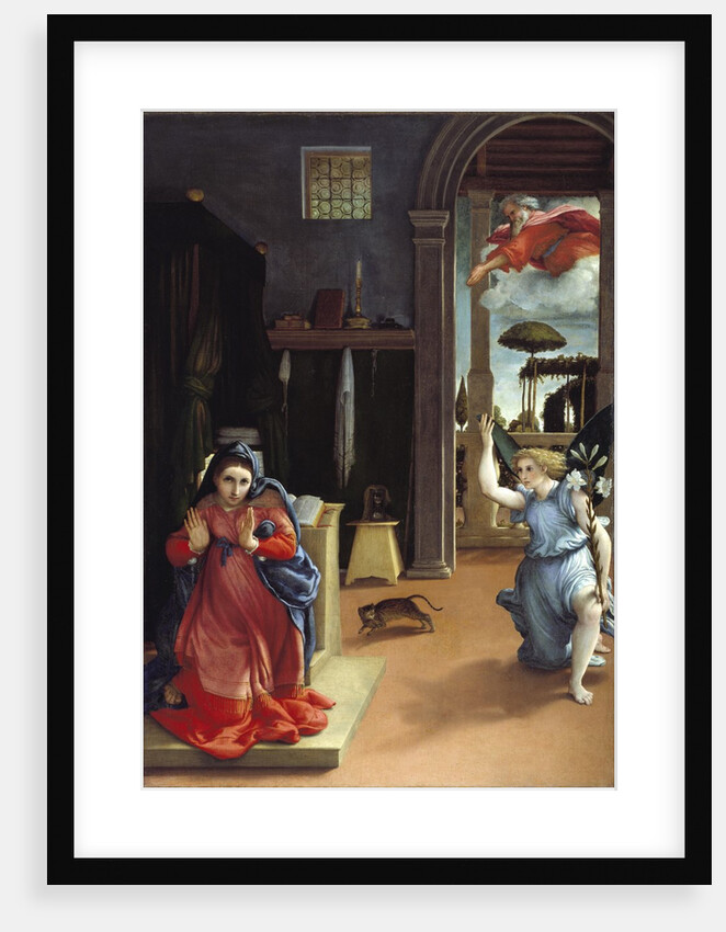 The Annunciation by Lorenzo Lotto