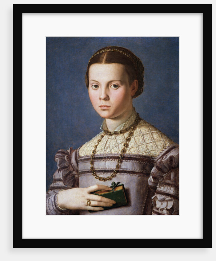 Portrait of a Little Girl with a Book by Agnolo Bronzino