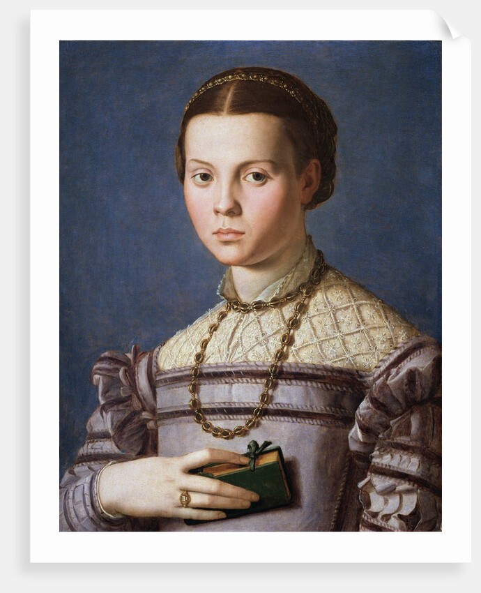 Portrait of a Little Girl with a Book by Agnolo Bronzino