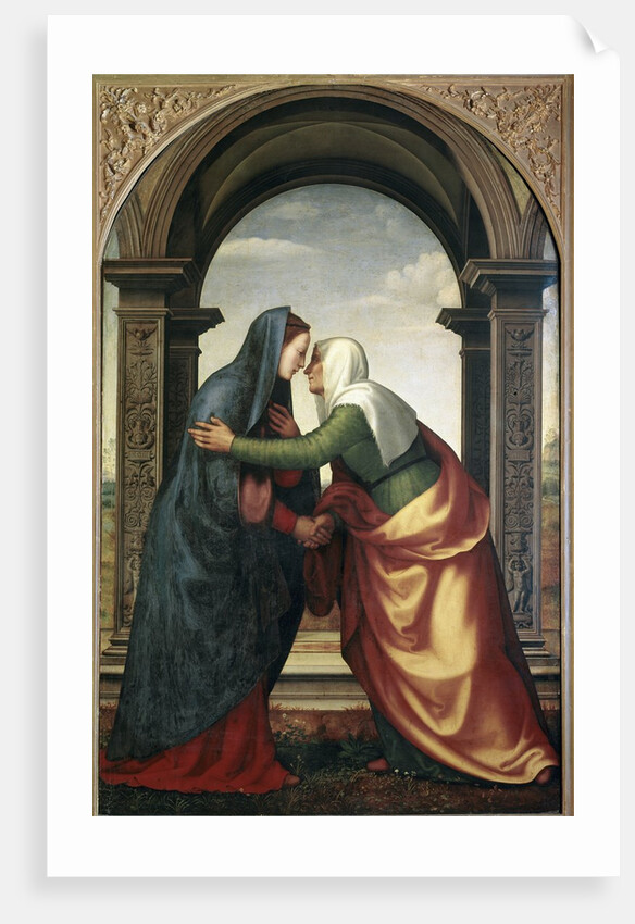 The Visitation of St. Elizabeth to the Virgin Mary by Mariotto Albertinelli
