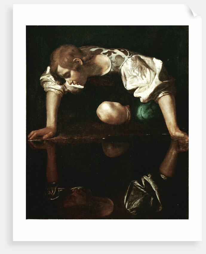 Narcissus by Michelangelo Merisi da Caravaggio