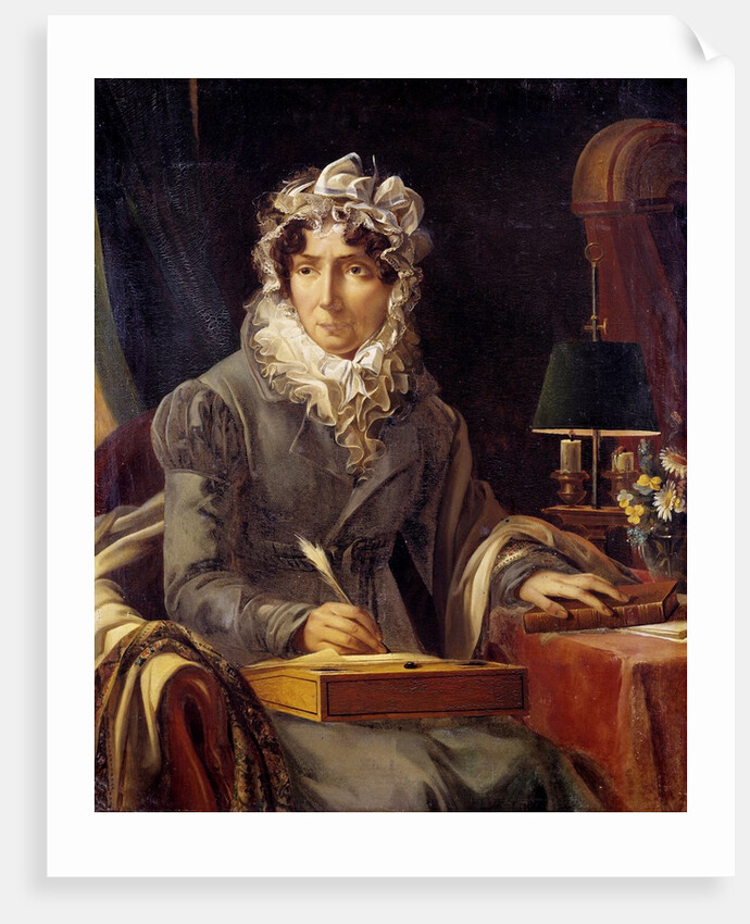 Portrait of Felicite Stephanie Ducrest by Louis Edouard Rioult