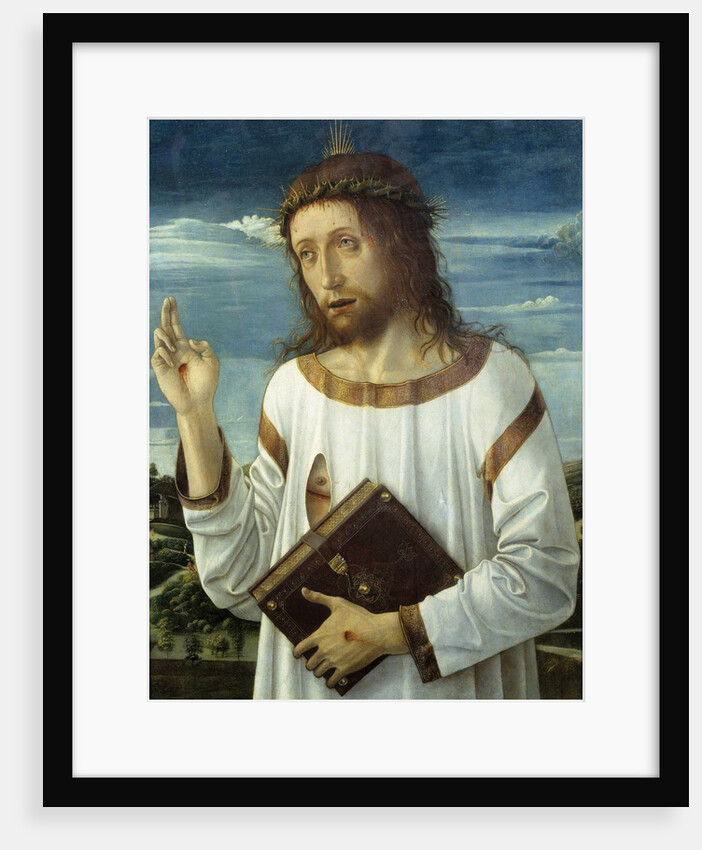 Christ Blessing, by Giovanni Bellini called il Giambellino by Anonymous