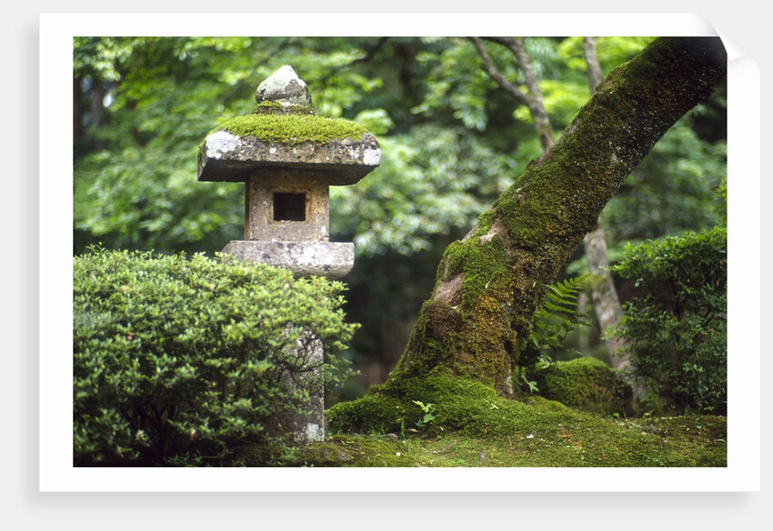 Lamp stand in Kenrokuen Garden, Kanazawa, Ishikawa Prefecture, Chubu Region, Honshu, Japan by Anonymous