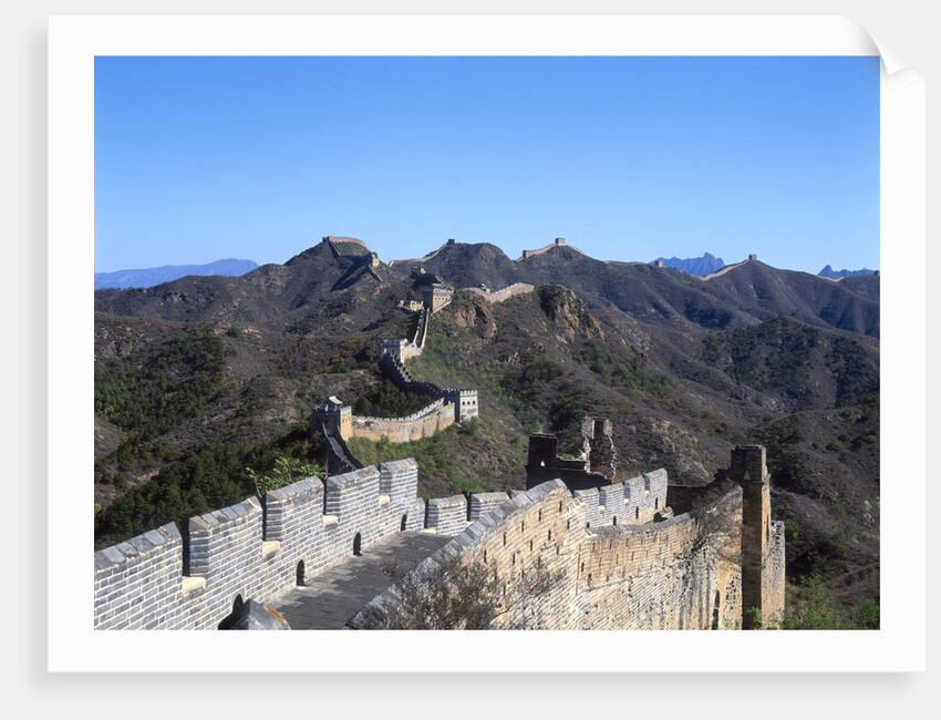 View of Great Wall, Jinshanling, China by Anonymous
