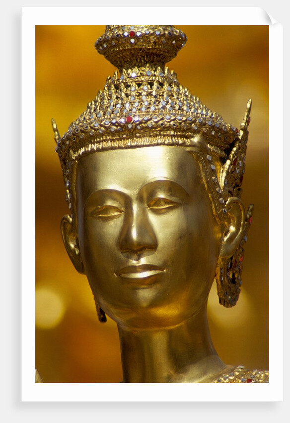 View of Kinnara Figure, Wat Phra Kaeo, Bangkok, Thailand by Anonymous