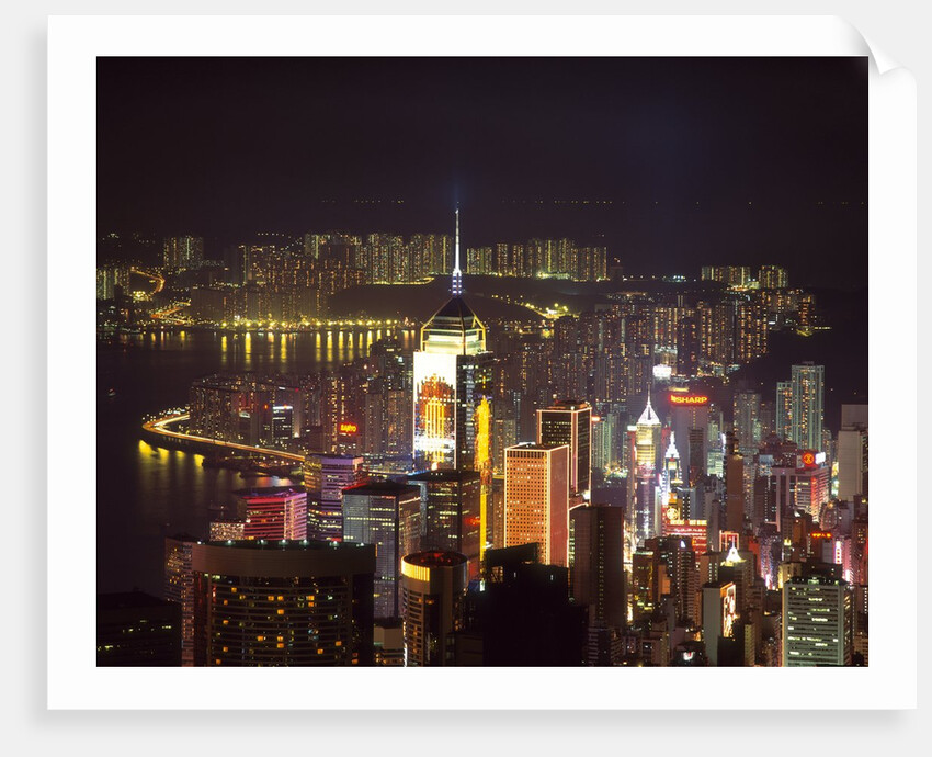 Central Plaza Building, Victoria Harbor, Wanchai, Hong Kong, China by Anonymous