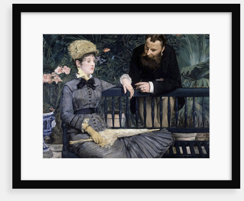 In the Conservatory by Edouard Manet