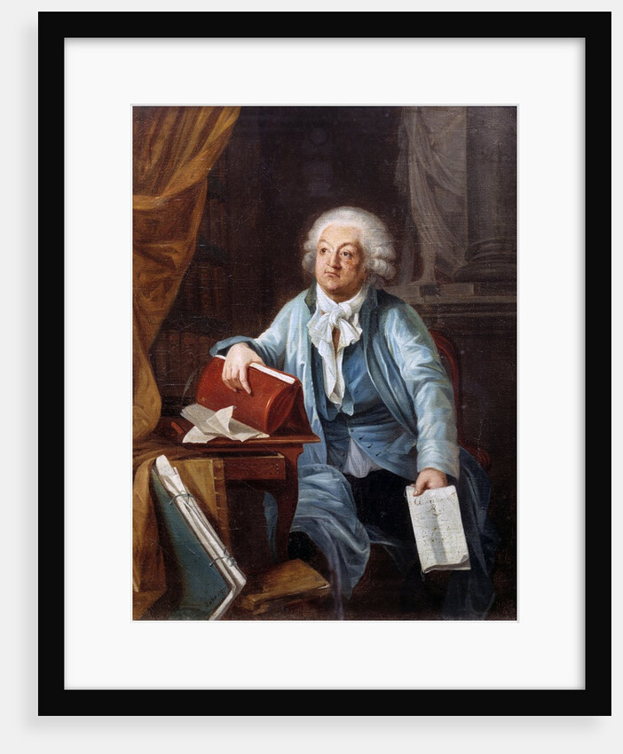 Portrait of Mirabeau in his study by Laurent Dabos