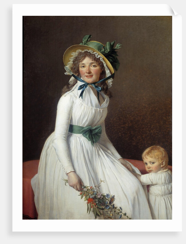 Portrait of Madame Seriziat by Jacques Louis David