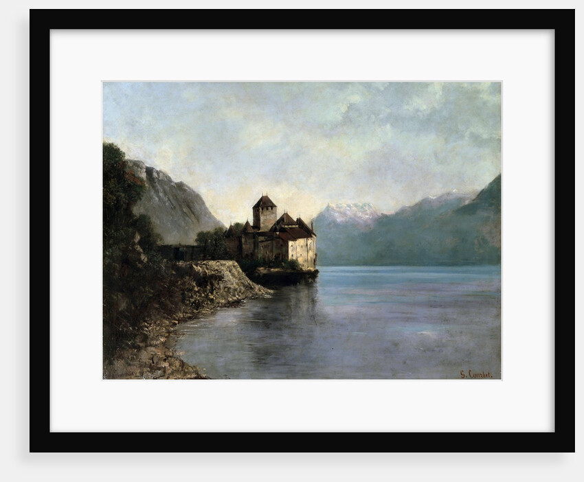 The Castle of Chillon by Gustave Courbet