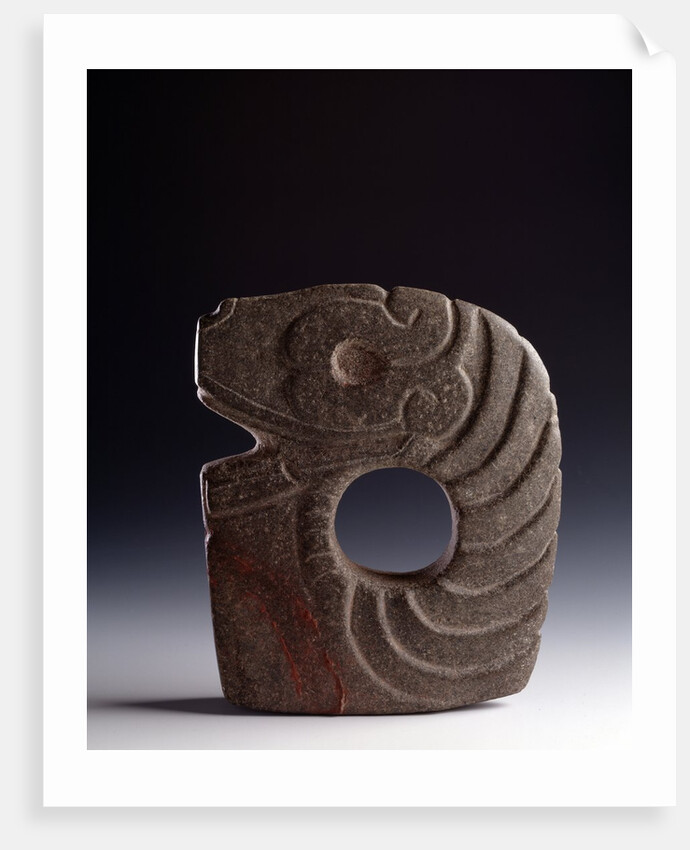 Stone ax representing a stylized snake by Anonymous