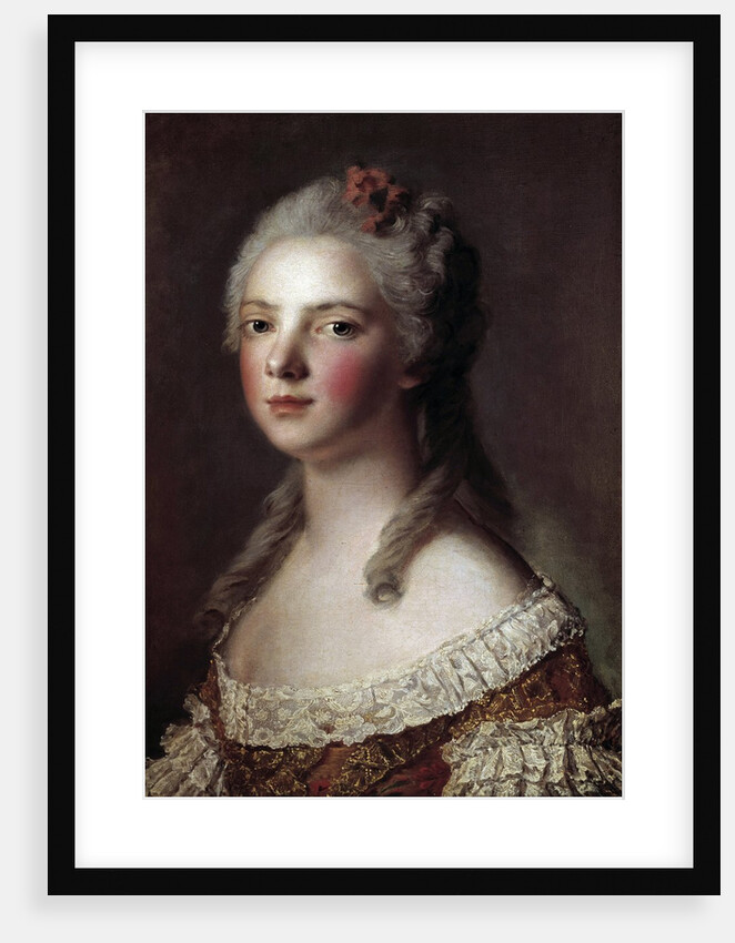 Portrait of Marie Adelaide of France known as Madame Adelaide by Jean-Marc Nattier