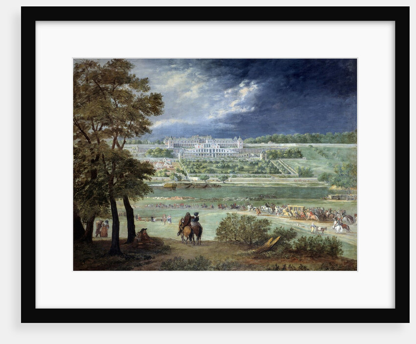 Chateau-Neuf of Saint-Germain and the gardens by Adam Frans van der Meulen