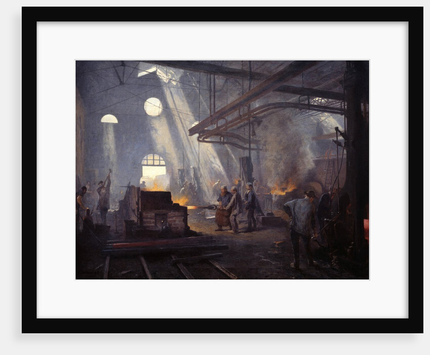 A Forge by Fernand Cormon