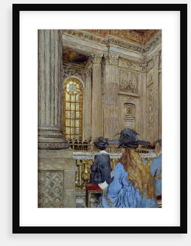 The chapel at the the Chateau of Versailles by Edouard Vuillard