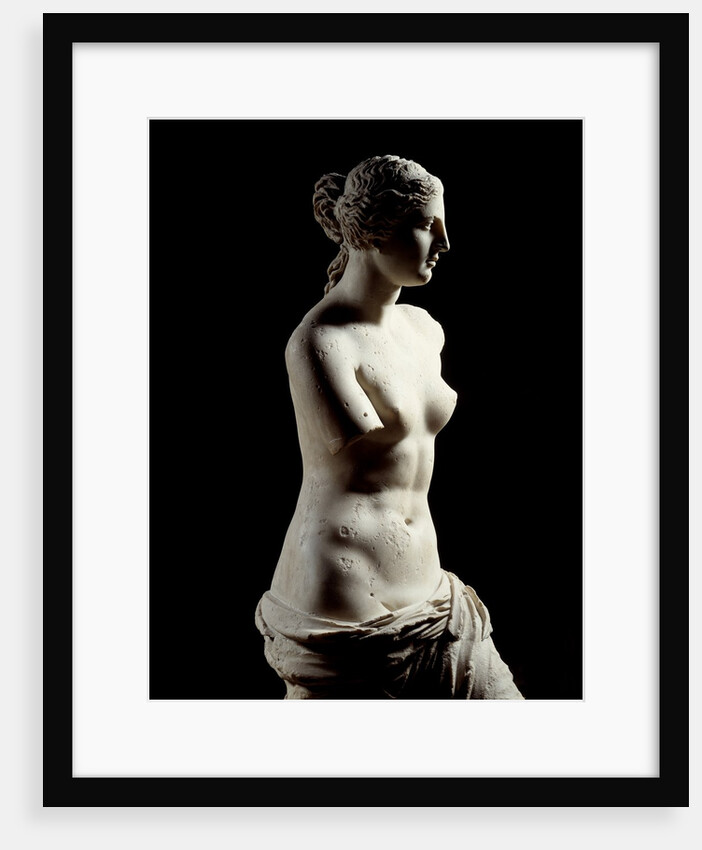The Venus de Milo - Detail of a marble sculpture of Aphrodite by Anonymous
