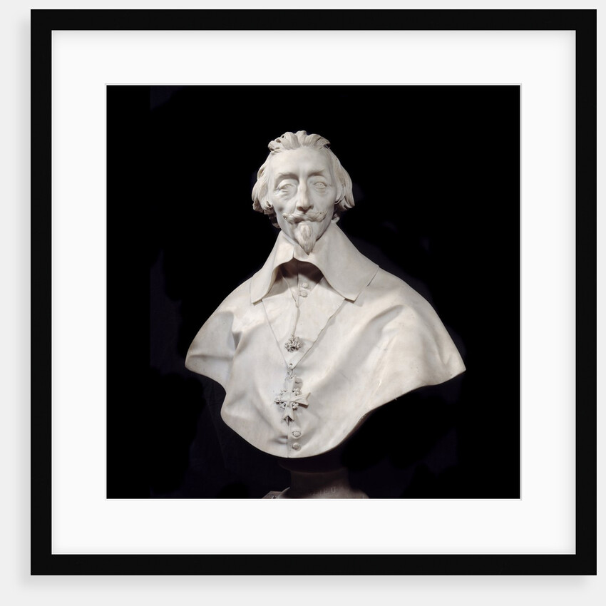 Bust of Cardinal Richelieu (1585-1642) by Gian Lorenzo Bernini
