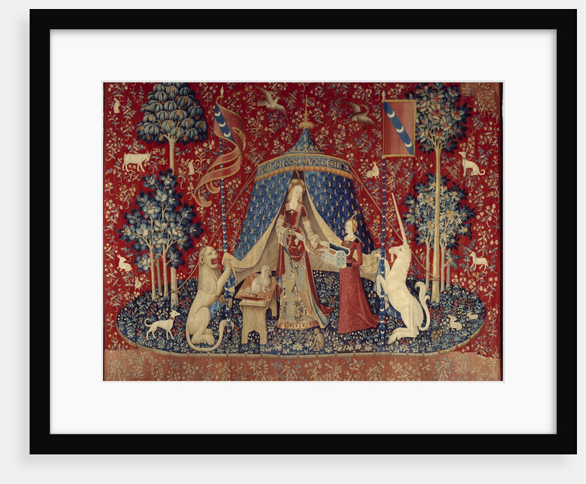 The Lady and the Unicorn: To My Only Desire Tapestry by Anonymous