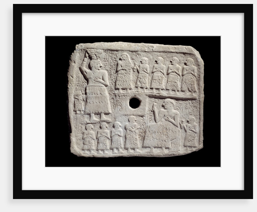 Votive Tablet Relief of Urnanshe, King of Lagash by Anonymous