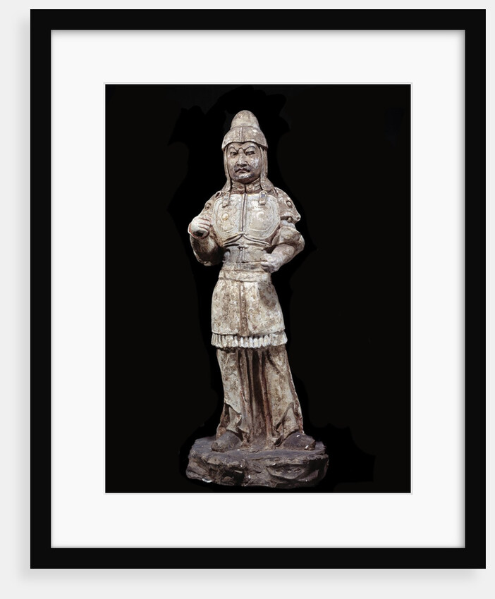Statuette of a warrior, Tang Dynasty, 618-907 by Anonymous