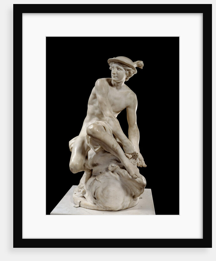 Mercury Attaching his Winged Sandals by Jean Baptiste Pigalle