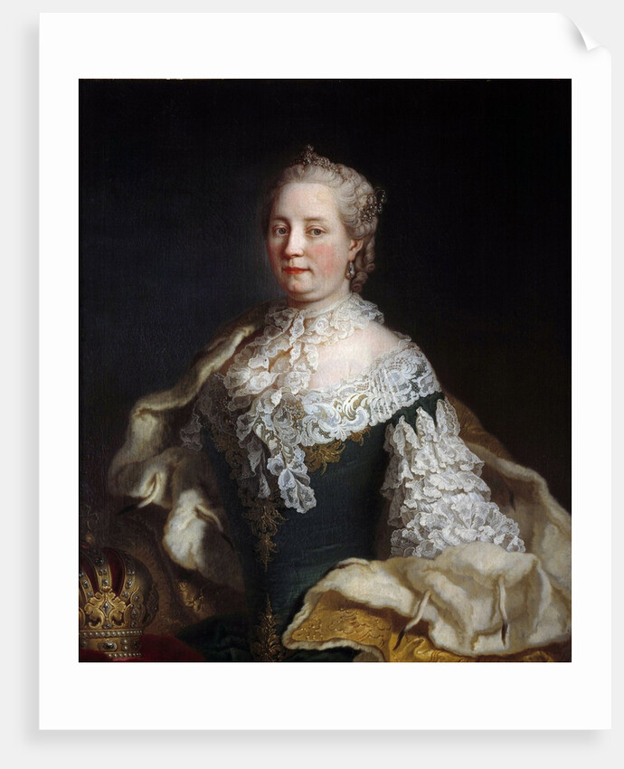 Portrait of Maria Theresa of Austria by Anonymous