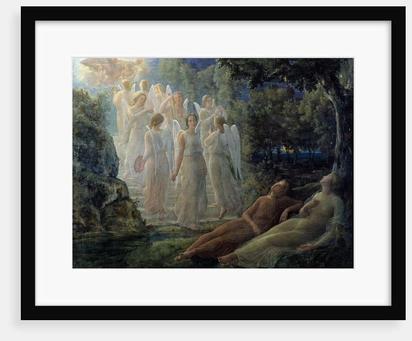 The poem of the soul: Golden ladder by Louis Janmot