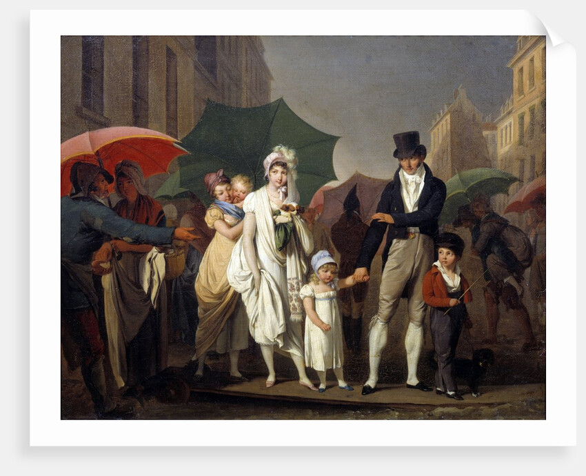 The Downpour by Louis Leopold Boilly