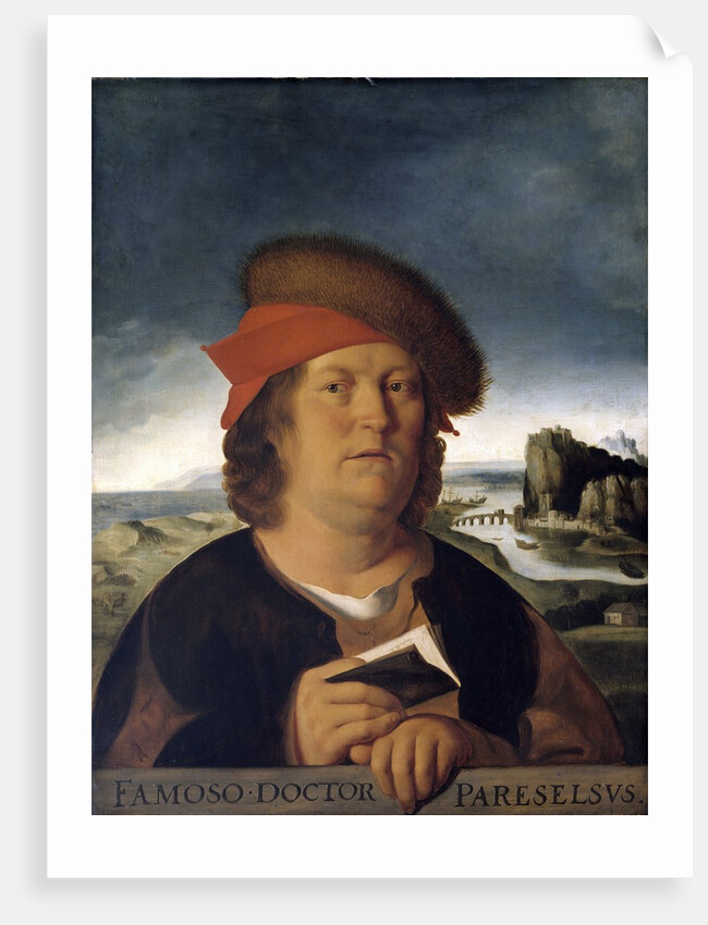 Presumed portrait of the physician Paracelsus by Anonymous