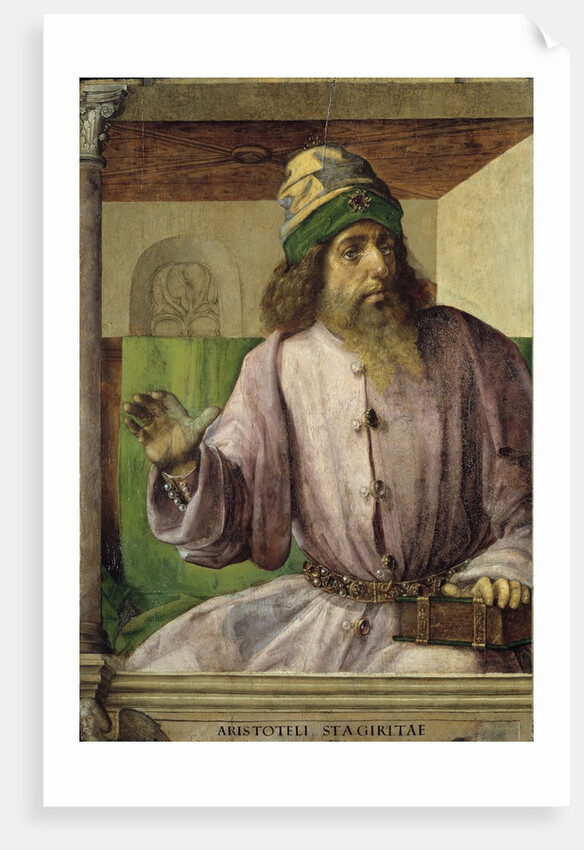 Portrait of Aristotle by Pedro Berruguete and Justus of Ghent by Anonymous