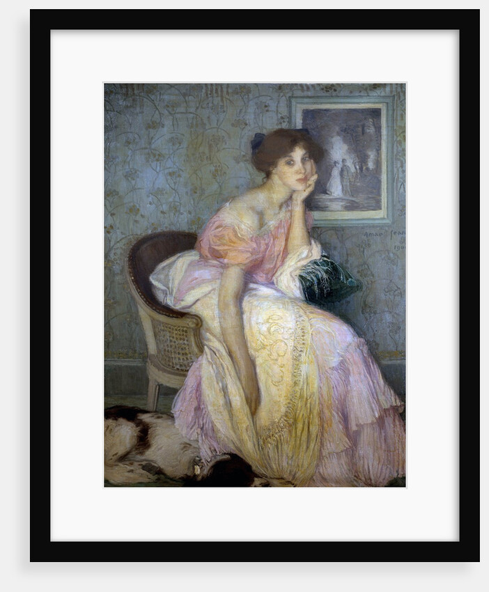 Portrait of Miss Ella Carmichael by Edmond Francois Aman-Jean