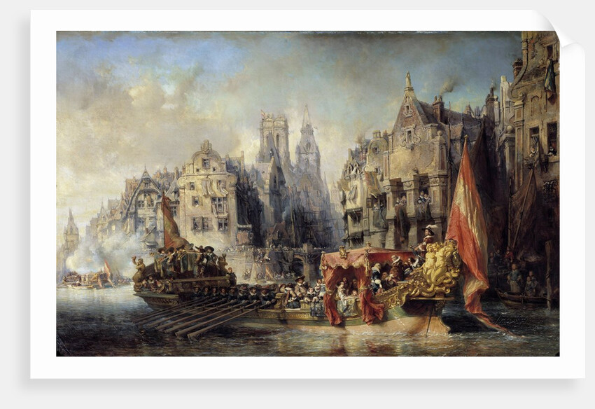 Arrival of the Duke of Alba at Rotterdam in 1567 by Eugene Isabey
