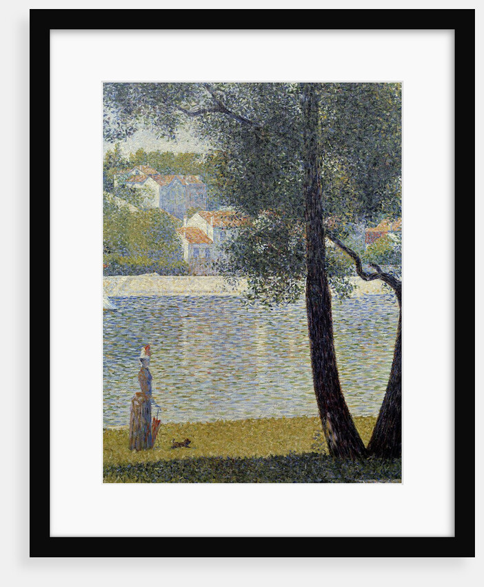 The Seine at Courbevoie by Georges Seurat